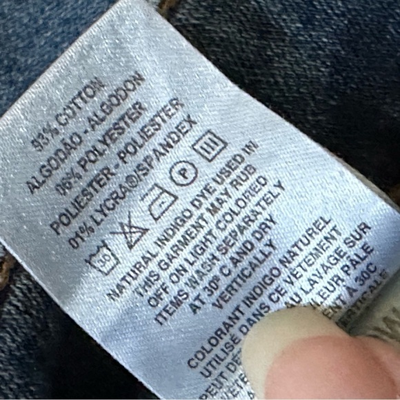 DL1961 Farrow Ankle High Rise Instasculpt Skinny Jeans button Fly Size 25 - Picture 7 of 11